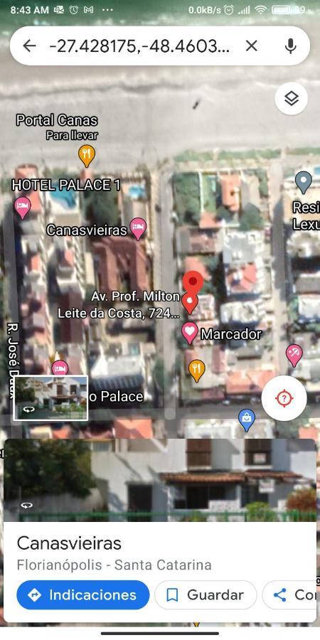 Apartamento Inteiro Dois Quartos Melhor Localizacao Pes Na Areia Florianopolis Ngoại thất bức ảnh